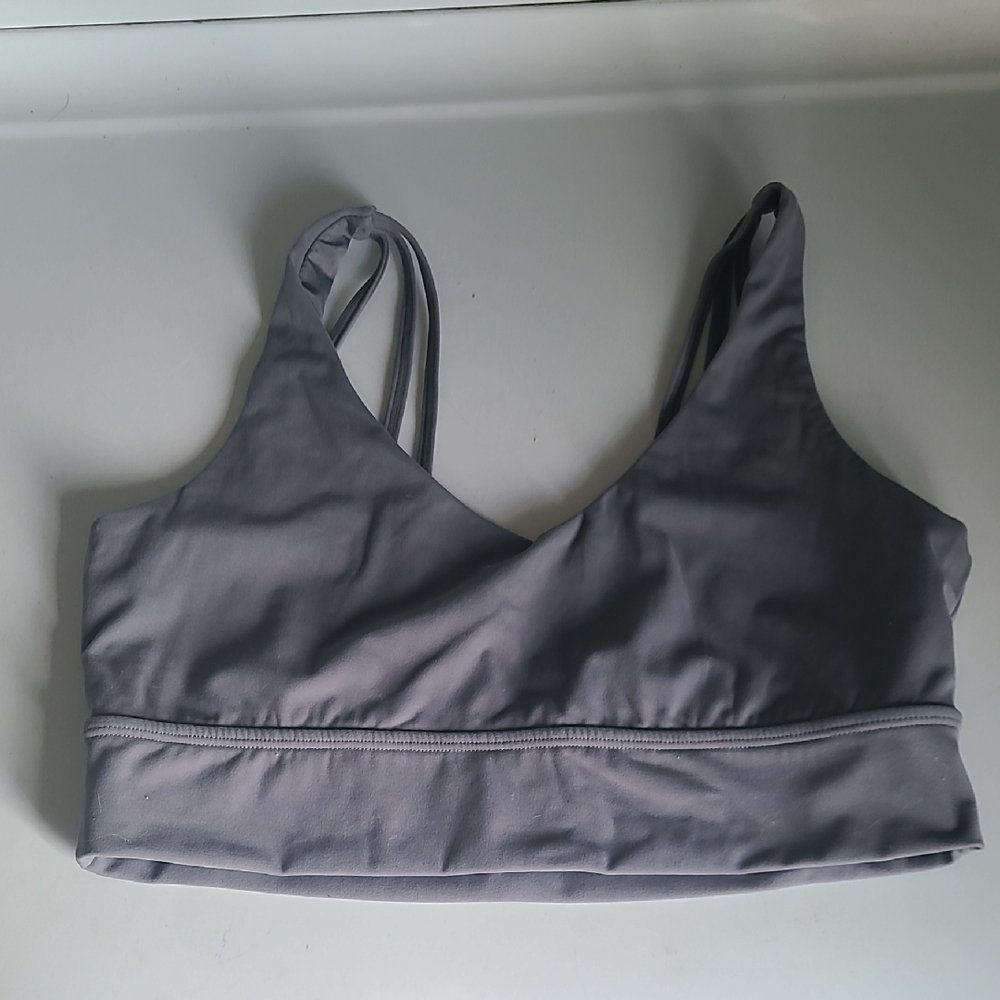 BuffBunny Charcoal Sports Bra